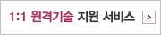 1:1 원격기술 지원 서비스